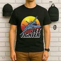 Born To Fly Fighter Jet Plane Airplane T-Shirt thumb 6