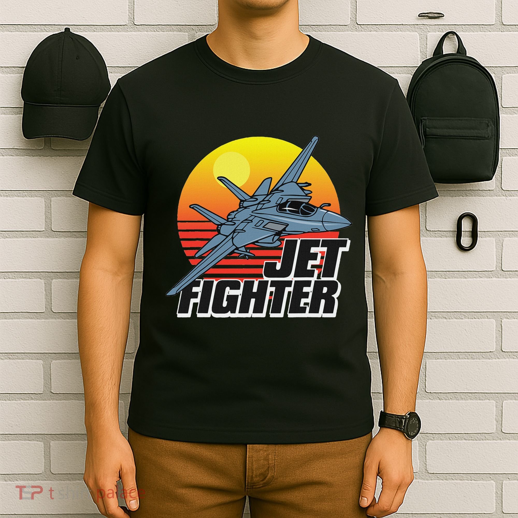 Born To Fly Fighter Jet Plane Airplane T-Shirt