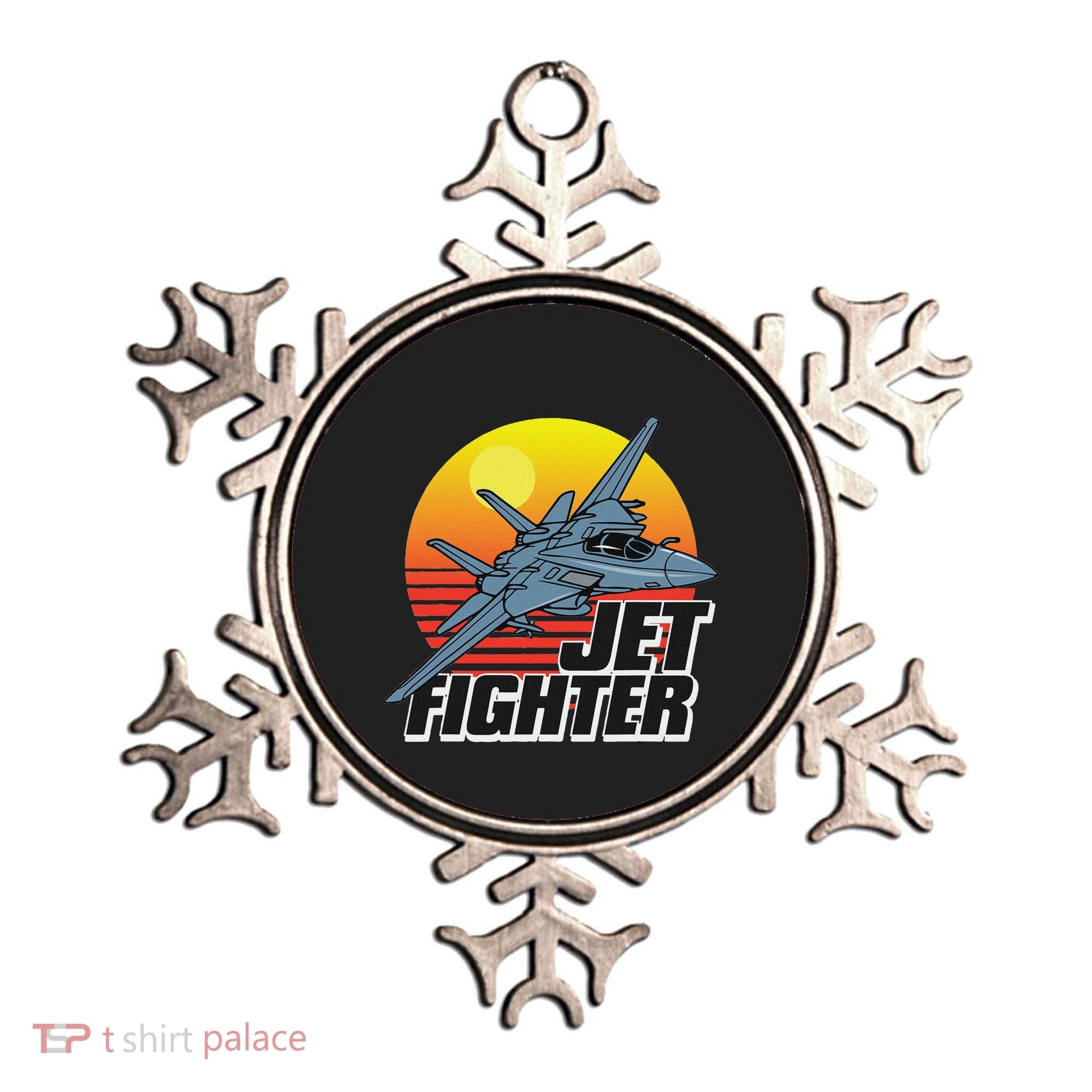 Born To Fly Fighter Jet Plane Airplane Ornament