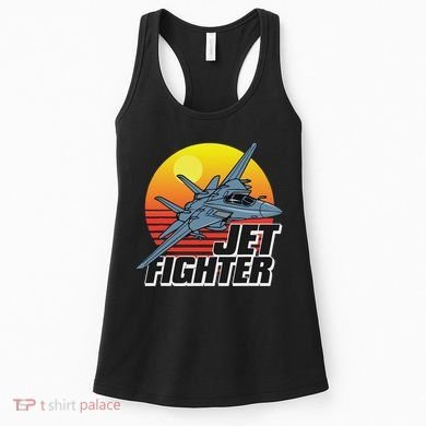 Born To Fly Fighter Jet Plane Airplane Women's Tank Top