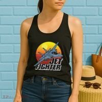 Born To Fly Fighter Jet Plane Airplane Women's Tank Top thumb 2
