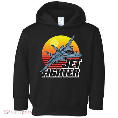 Born To Fly Fighter Jet Plane Airplane Toddler Hoodie