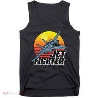 Born To Fly Fighter Jet Plane Airplane Tank Top thumb 0