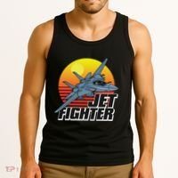 Born To Fly Fighter Jet Plane Airplane Tank Top thumb 3