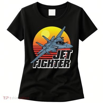 Born To Fly Fighter Jet Plane Airplane Women's T-Shirt