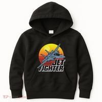 Born To Fly Fighter Jet Plane Airplane Kids Hoodie thumb 0