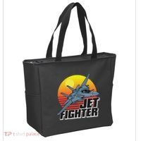 Born To Fly Fighter Jet Plane Airplane Tote Bag thumb 2