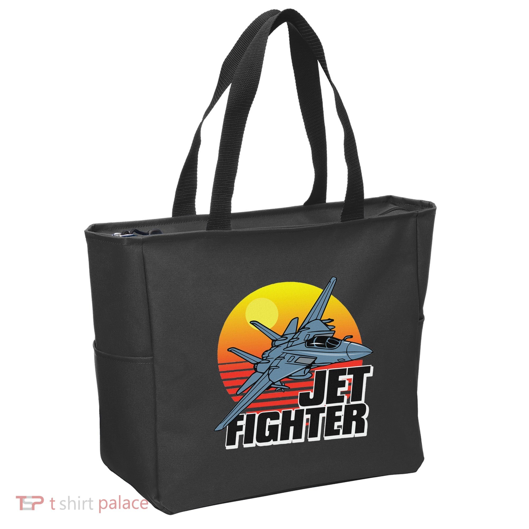 Born To Fly Fighter Jet Plane Airplane Tote Bag