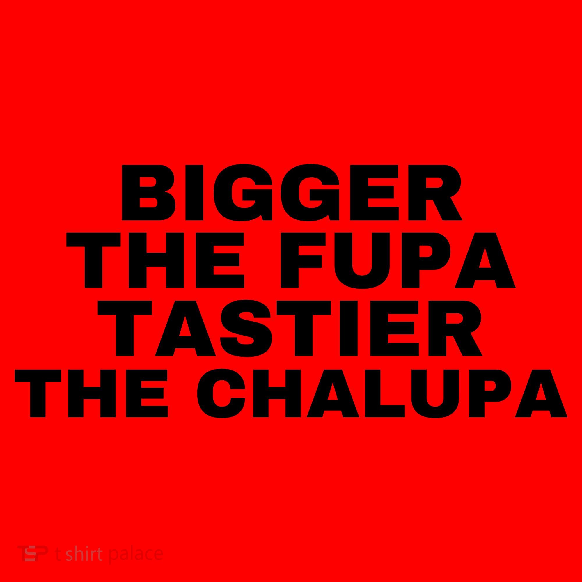Bigger The Fupa Tastier The Chalupa Santa Hat