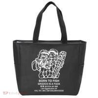 Born To Fish Grizzco Is A Fuck Kill Em All 999 Tote Bag thumb 0