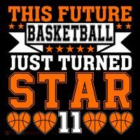 Basketball This Future Just Turned Star Hoodie thumb 7