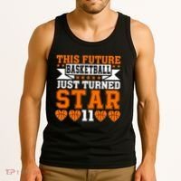 Basketball This Future Just Turned Star Tank Top thumb 3