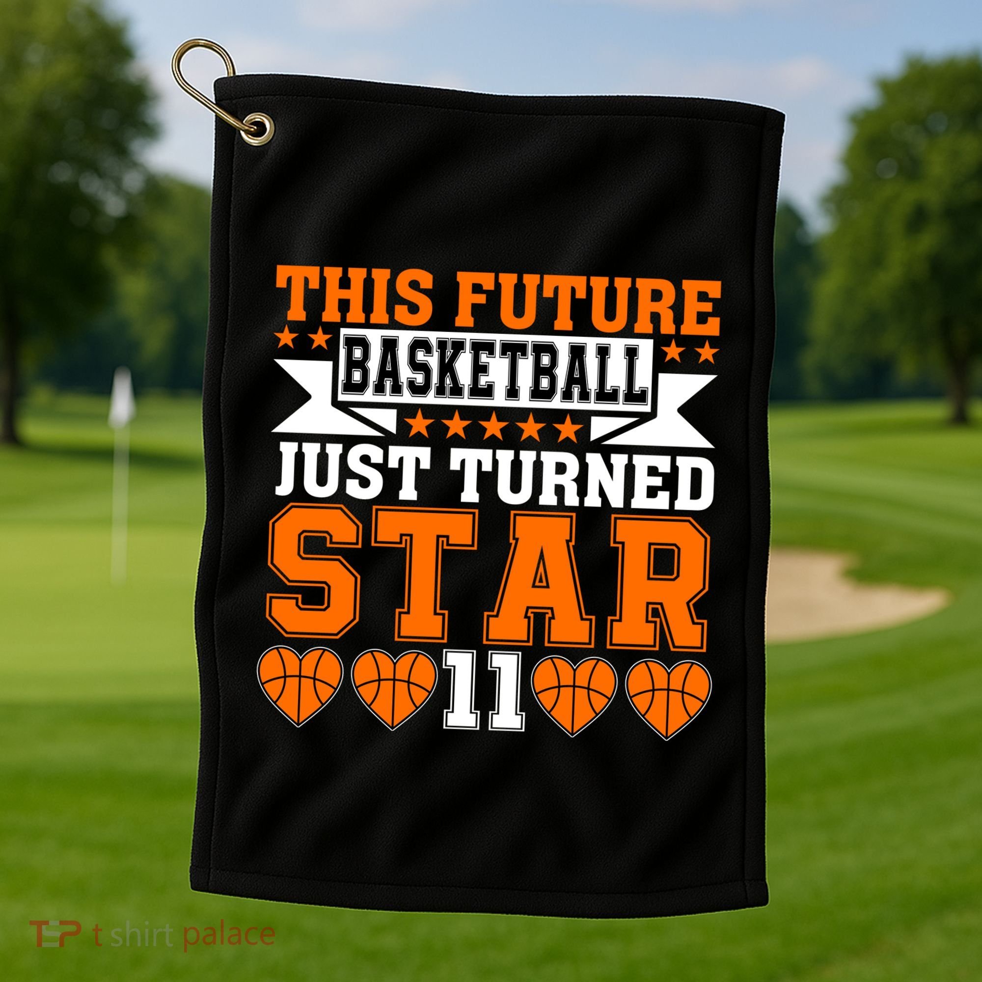 Basketball This Future Just Turned Star Golf Towel