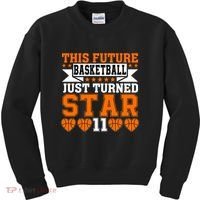 Basketball This Future Just Turned Star Kids Sweatshirt thumb 0