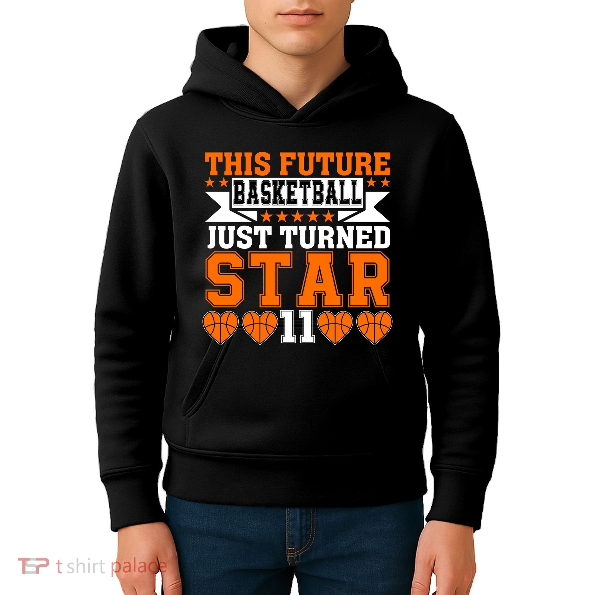 Basketball This Future Just Turned Star Kids Hoodie