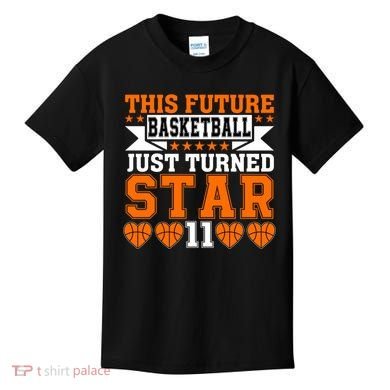 Basketball This Future Just Turned Star Kids T-Shirt