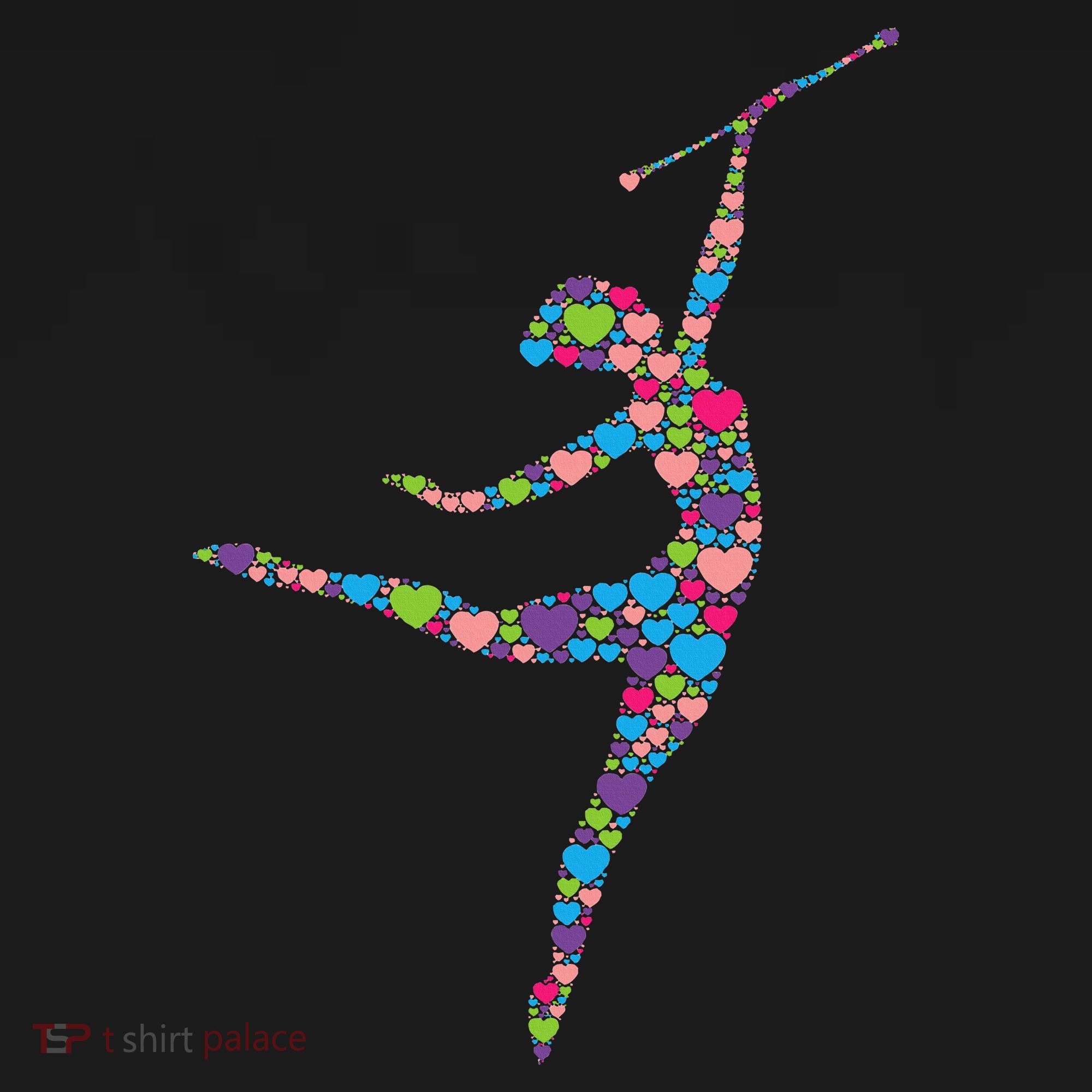 Baton Twirling Girl Silhouette Dancing Twirler Majorette Mousepad