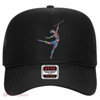 Baton Twirling Girl Silhouette Dancing Twirler Majorette Hat thumb 0