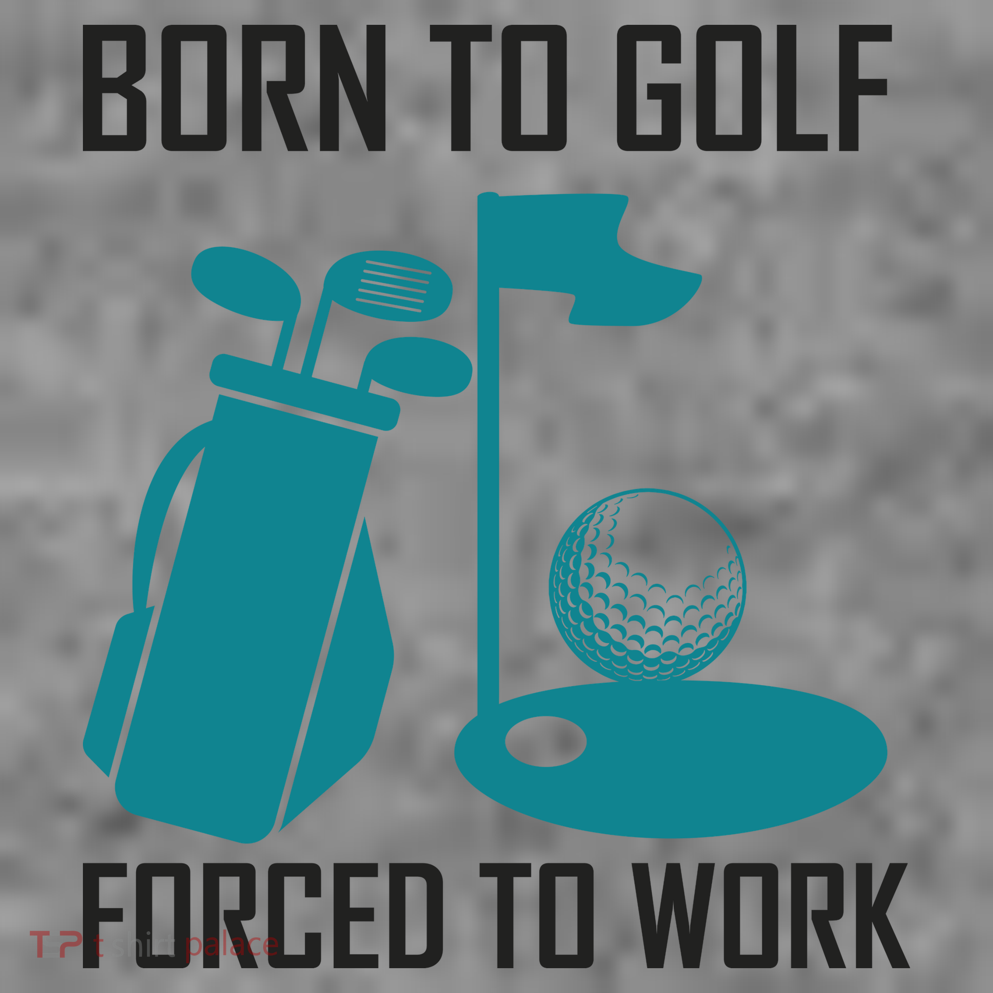 Born To Golf Forced To Work Toddler Hoodie