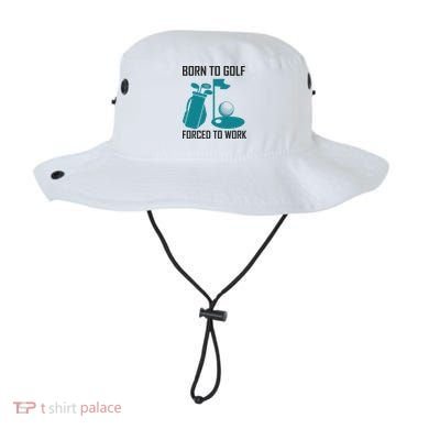 Born To Golf Forced To Work Bucket Hat