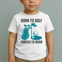Born To Golf Forced To Work Toddler T-Shirt thumb 2
