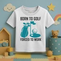 Born To Golf Forced To Work Toddler T-Shirt thumb 3