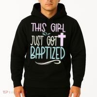 Baptism This Girl Baptized Christian 23 Hoodie thumb 2