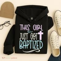 Baptism This Girl Baptized Christian 23 Hoodie thumb 4