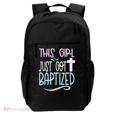 Baptism This Girl Baptized Christian 23 Backpack