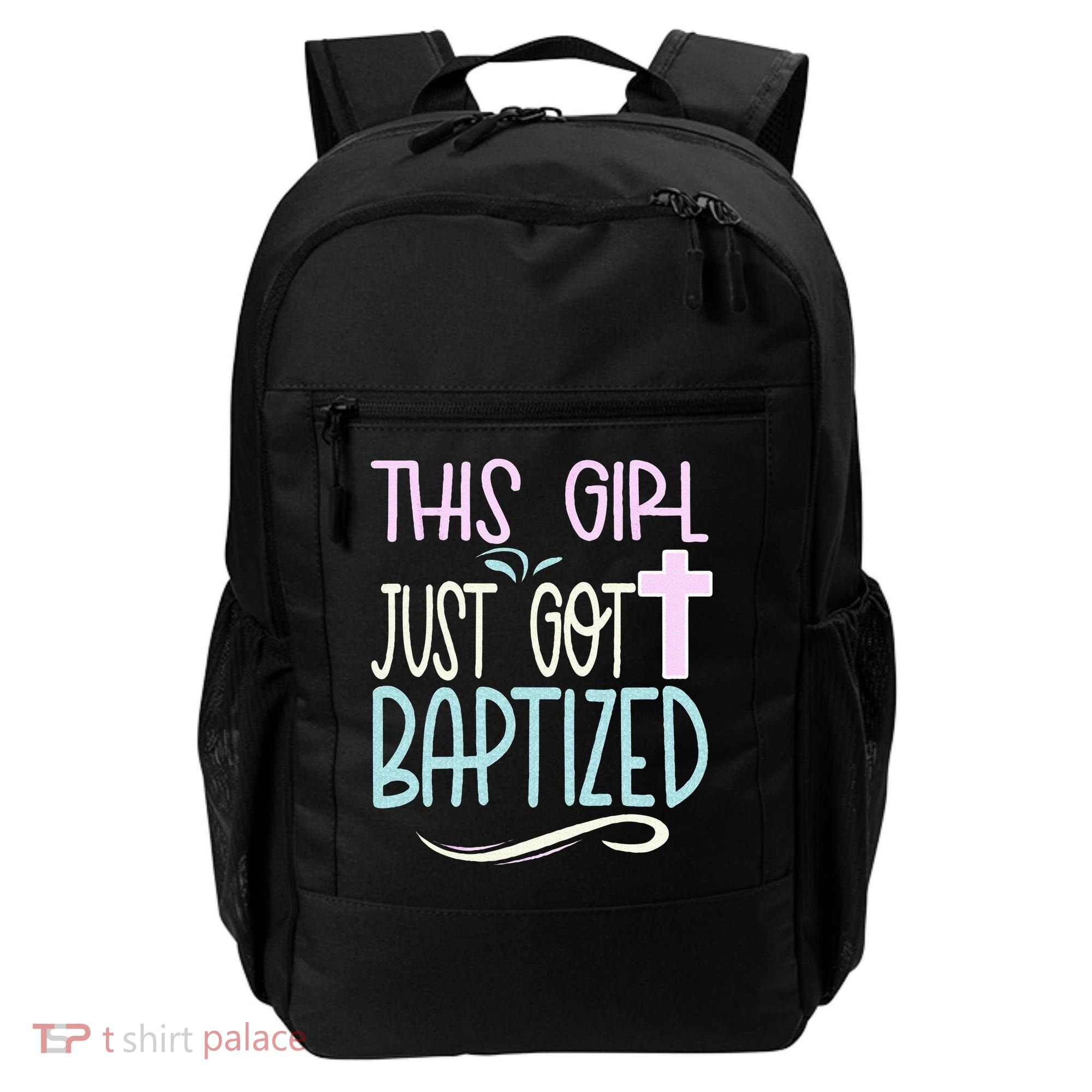 Baptism This Girl Baptized Christian 23 Backpack