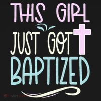 Baptism This Girl Baptized Christian 23 Women's Hoodie thumb 2