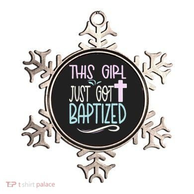 Baptism This Girl Baptized Christian 23 Ornament