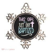 Baptism This Girl Baptized Christian 23 Ornament thumb 0