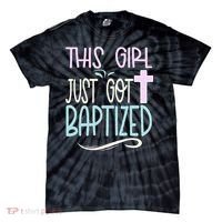 Baptism This Girl Baptized Christian 23 Tie-Dye T-Shirt thumb 0