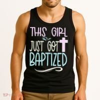 Baptism This Girl Baptized Christian 23 Tank Top thumb 3