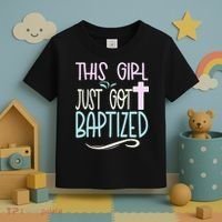 Baptism This Girl Baptized Christian 23 Toddler T-Shirt thumb 3
