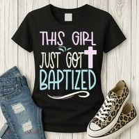 Baptism This Girl Baptized Christian 23 Women's T-Shirt thumb 3