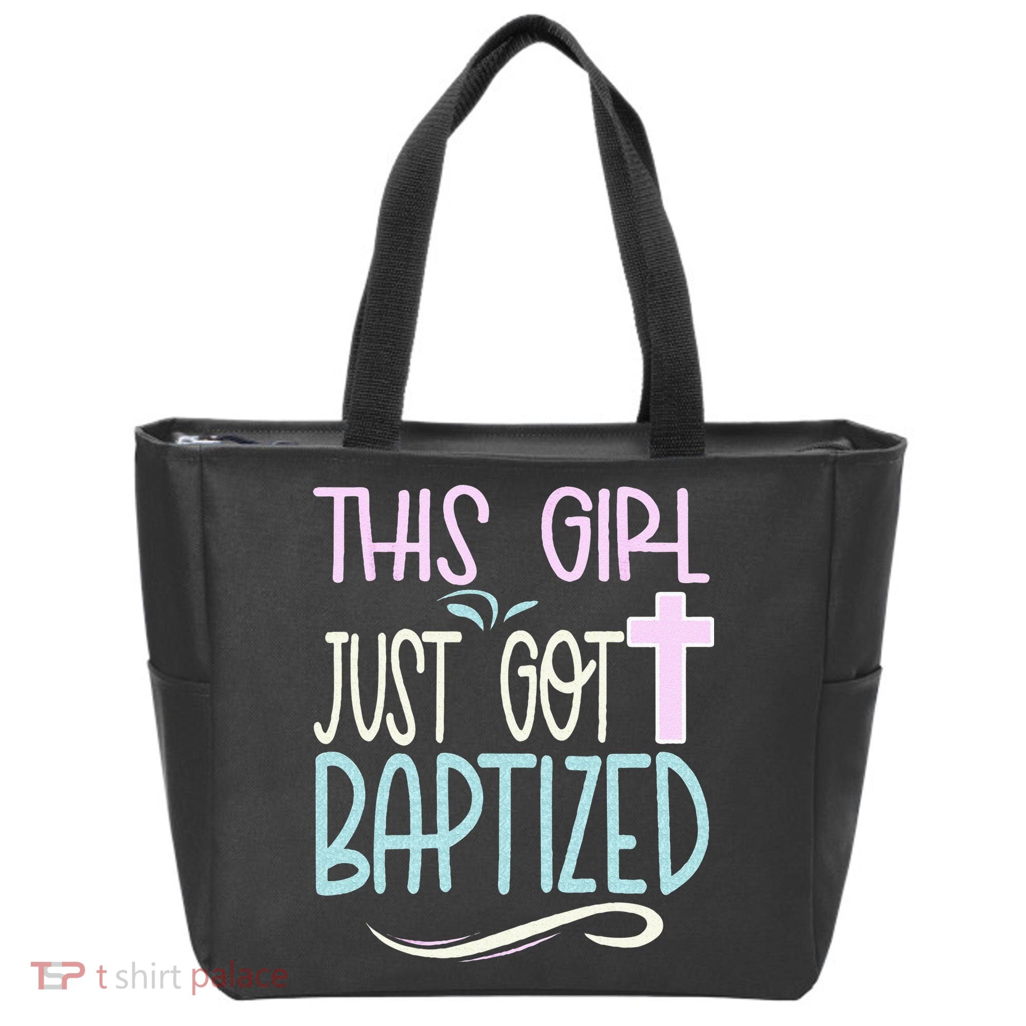 Baptism This Girl Baptized Christian 23 Tote Bag