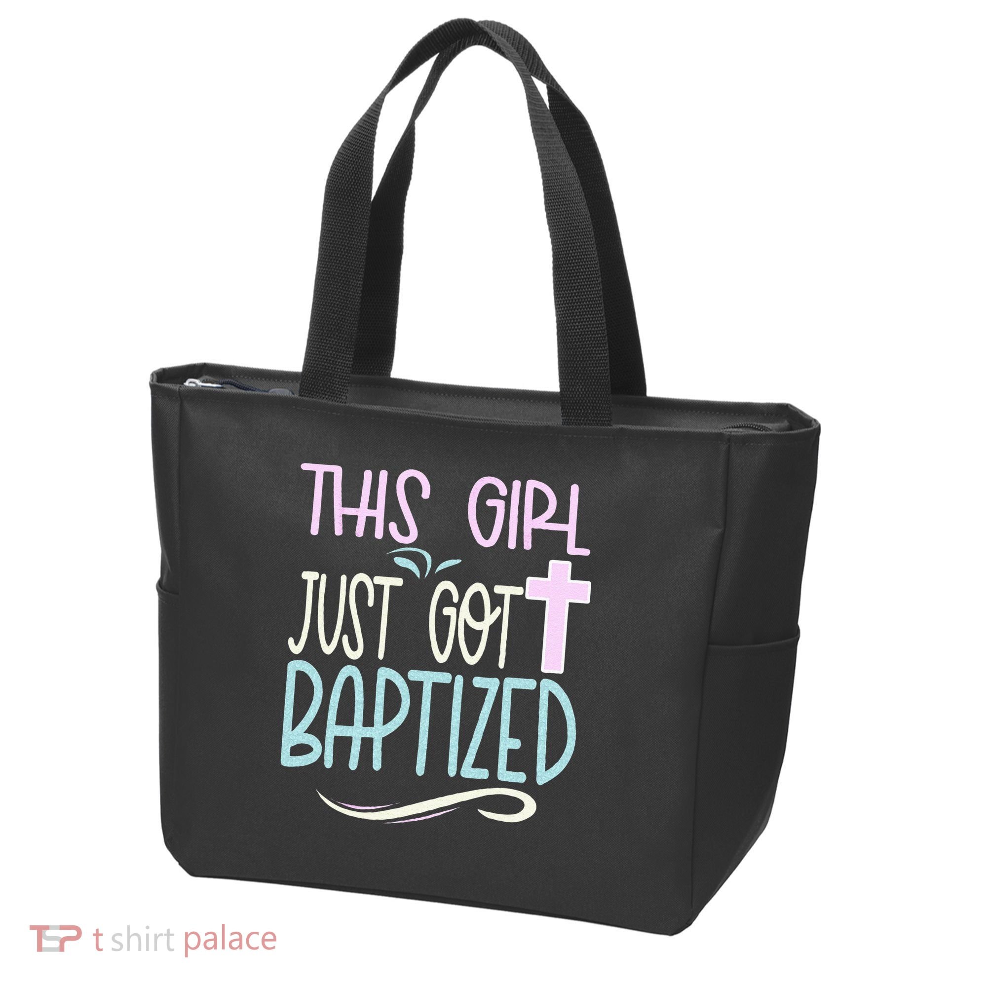 Baptism This Girl Baptized Christian 23 Tote Bag