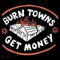 Burn Towns Get Money Women's Hoodie thumb 2