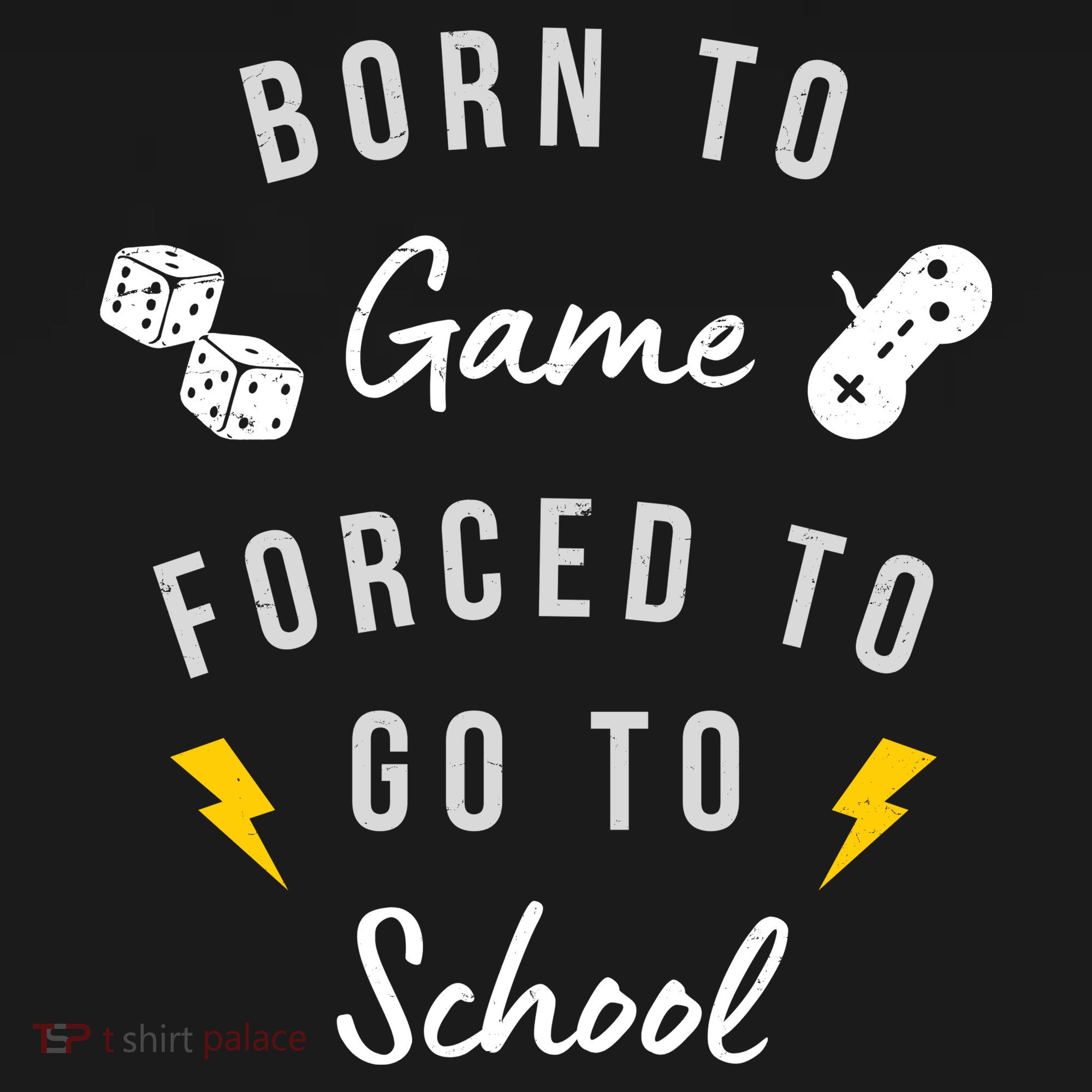 Born To Game Forced To Go To School Gamer Women's Hoodie