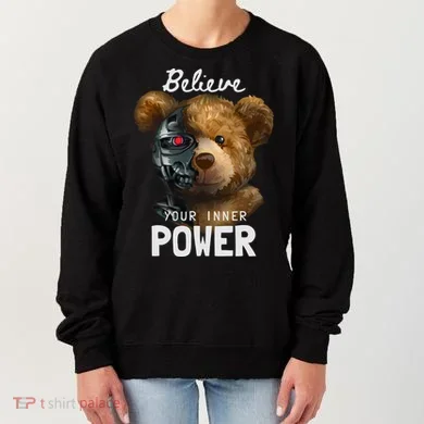 Bear Toy Half Robot Women's Sweatshirt