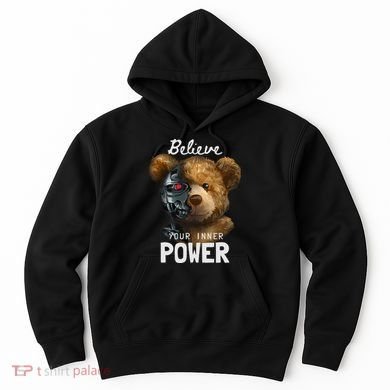 Bear Toy Half Robot Hoodie