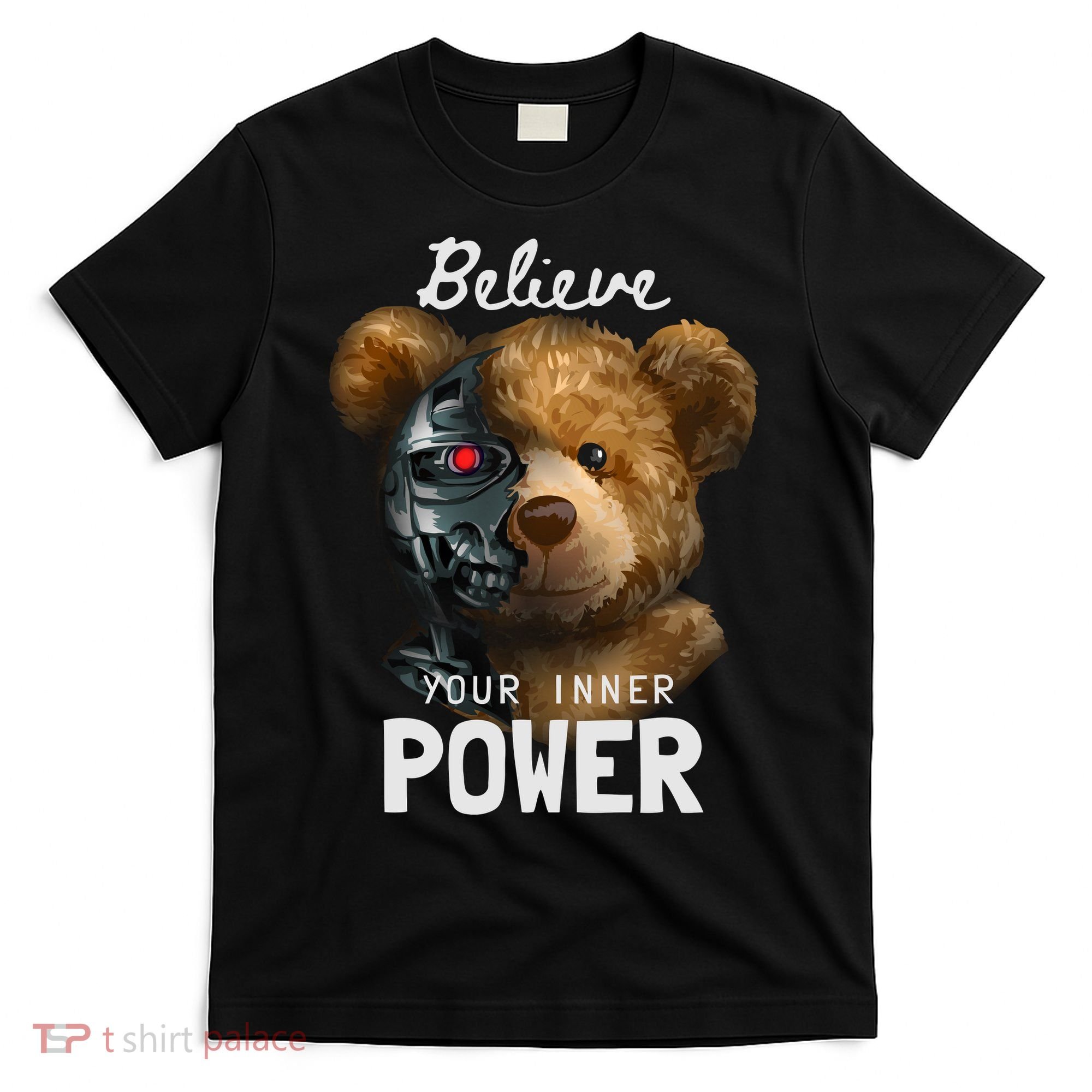 Bear Toy Half Robot T-Shirt