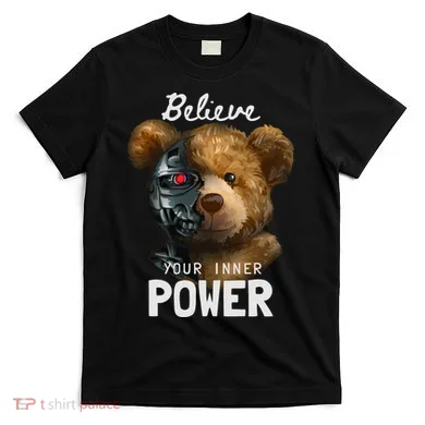 Bear Toy Half Robot T-Shirt