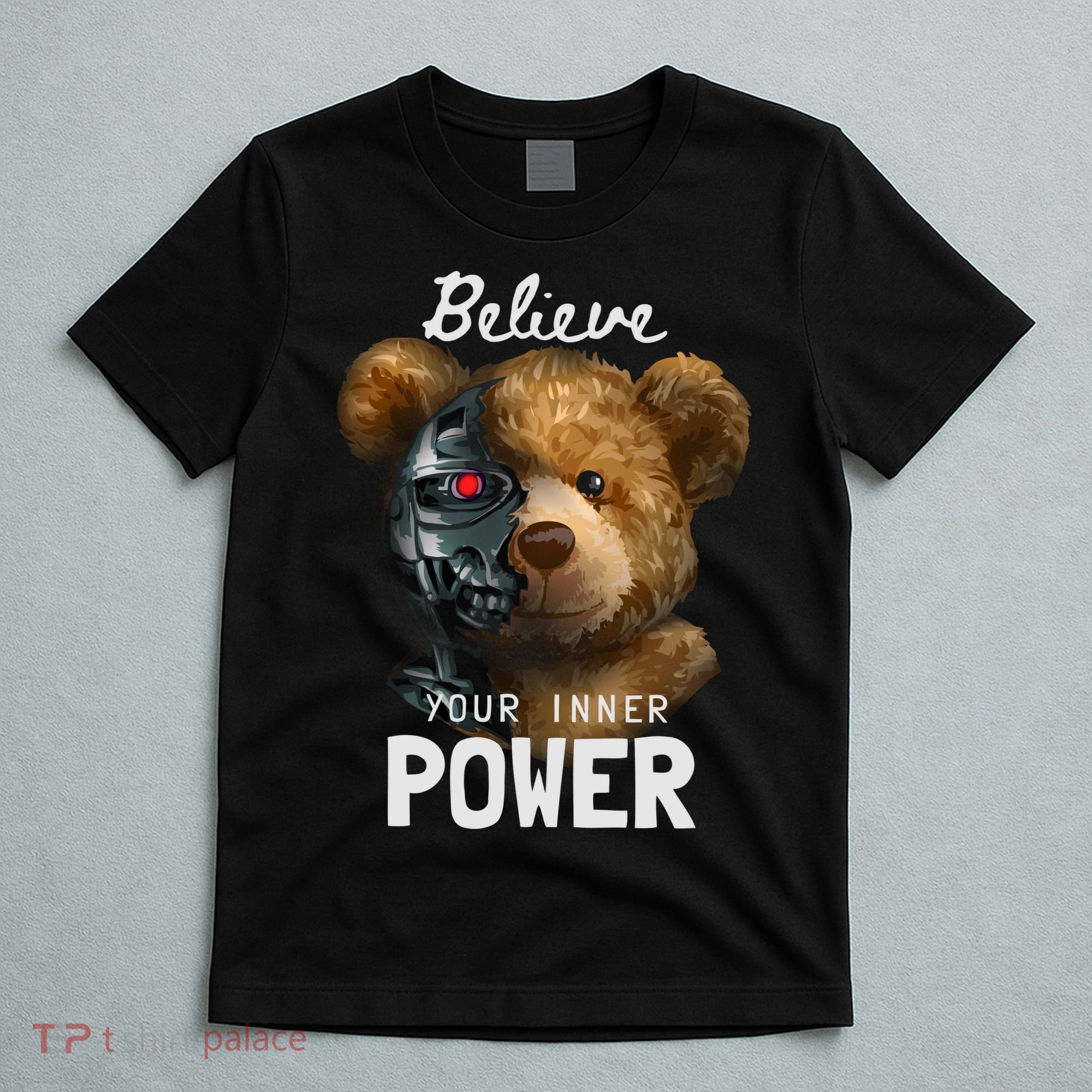 Bear Toy Half Robot T-Shirt