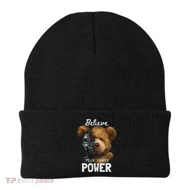 Bear Toy Half Robot Beanie