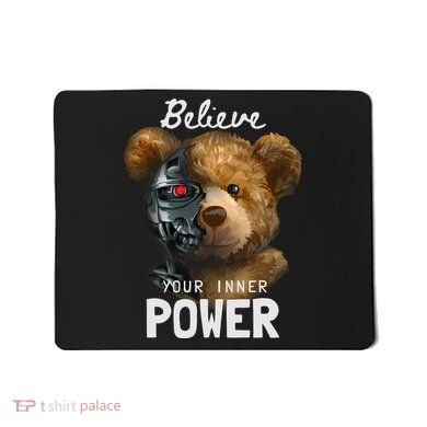 Bear Toy Half Robot Mousepad