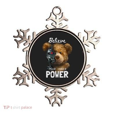 Bear Toy Half Robot Ornament