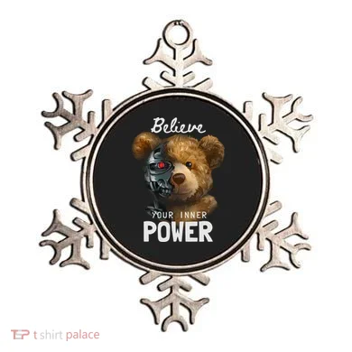 Bear Toy Half Robot Ornament